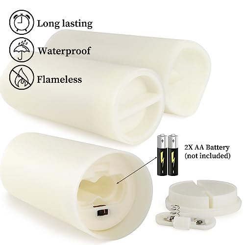 CLTNIKET 144-Pack LED Flameless Candles with Remote Control - Festival Essentials, Turn On The Light of Warm Colors, Home ...
