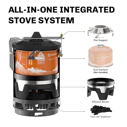 Fire-Maple Star X2 Pro Backpacking and Camping Stove-Fast Boiling, Compact and Efficient Camp Cooking Gear for Hiking, Tre...