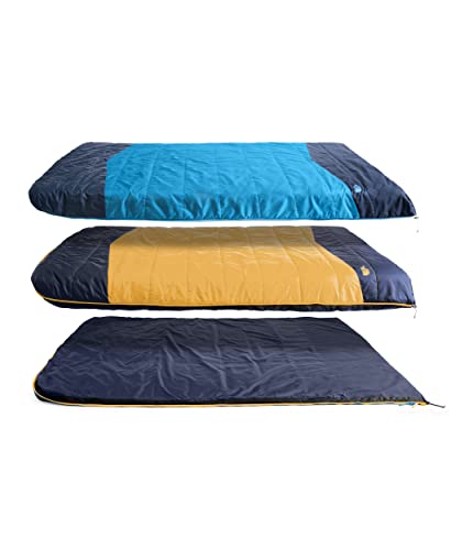 The North Face Sleeping-Bags Dolomite 2 Person Sleeping Bag 15F / -9C - Rectangular, 3-in-1 Insulation, Water Repellent, F...