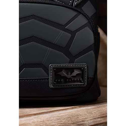 Loungefly Women's Dc The Batman Mini Backpack, Schwarz/Anthrazit, One Size