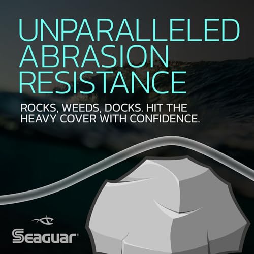 Seaguar Red Label Fishing Line for Power Baits & Heavy-Duty Applications, Freshwater, 100% Fluorocarbon, Clear, Multiple S...