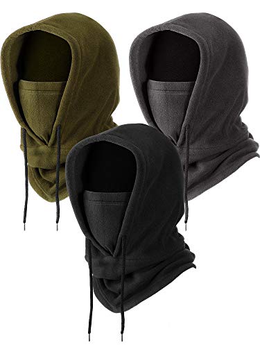 Syhood Winter Fleece Balaclava Ski Mask Balaclava Face Mask Cold Weather Men Tactical Heavyweight