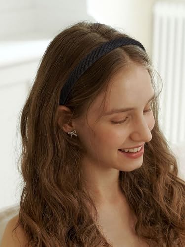 AIBFRID Headbands for Women Thin Knitted Hairbands Fashion Non Slip Headband for Women's Hair Cute Solid Colors Hair Acces...