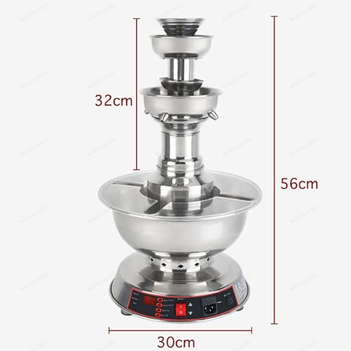 SOYPAX Party Beverage Fountain, Juice Fountain,3-Tier Juice and Wine Fountain,3-Tier Party Drink Dispenser,Suitable for Wa...