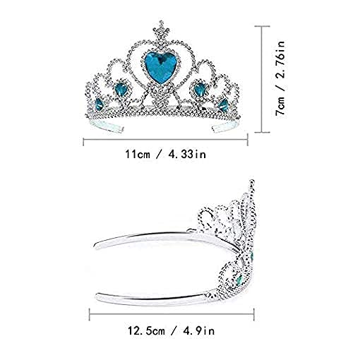 S & E TEACHER'S EDITION 16 Pcs Tiaras Crown Set, Princess Dress Up Costume Birthday Party Favors Accessories Kid Birthday