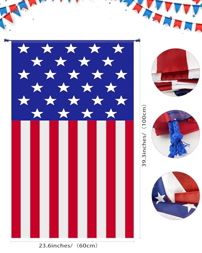 BleSky Kids 4th of July American Flag Costume Cape, American Flag Patriotic Independence Day Holiday Costumes Celebratio P...