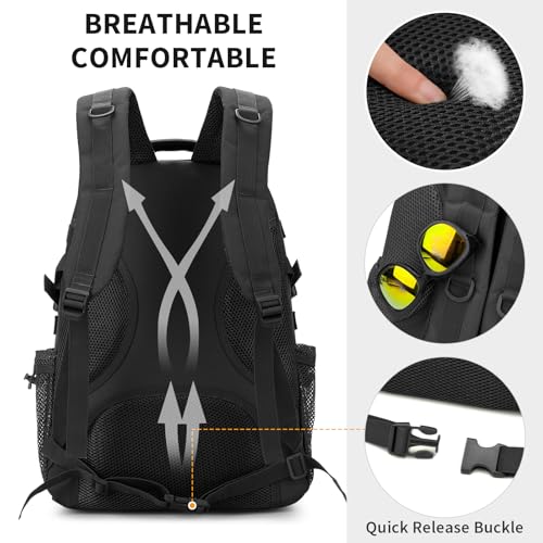 HUNTVP Military Tactical Backpack 40L Large Army 3 Day Assault Pack Molle Bag Backpacks WR Hunting Rucksack Assault Pack