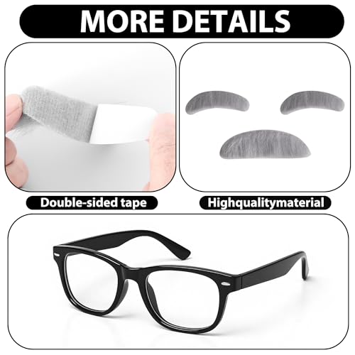 LAETBBE Kids Old Man Costume 100 Days of School Grandpa Costume for Boy 1920s Old Man Cos