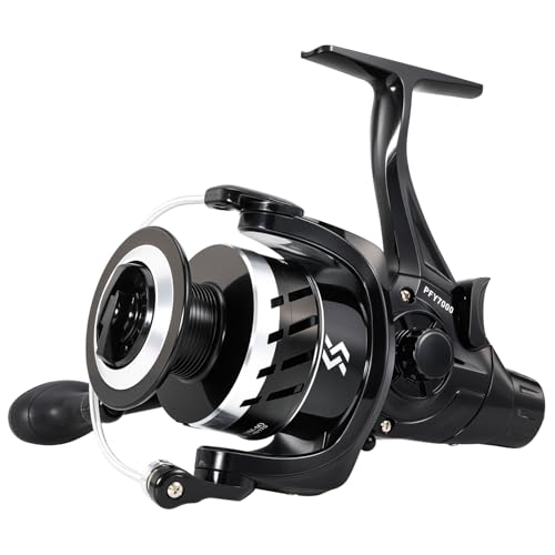 Sougayilang Freshwater Spinning Fishing Reel - 5.0:1/4.7:1 Gear Ratio, 22LBs Max Drag, Carbon Fiber & CNC Aluminum Spool,3...