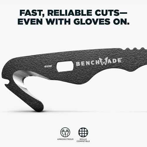 Benchmade Medical Rescue Hook with Oxygen Wrench, Syringe Popper, and Black Soft Sheath