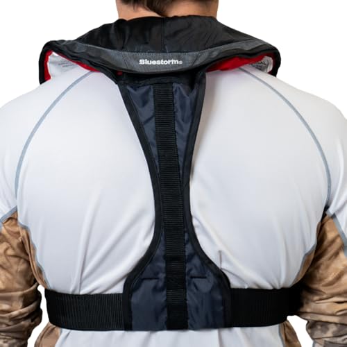 BLUESTORM Stratus 35 Inflatable Life Jacket PFD for Adults | US Coast Guard (USCG) Approved Automatic Self Inflating Life ...