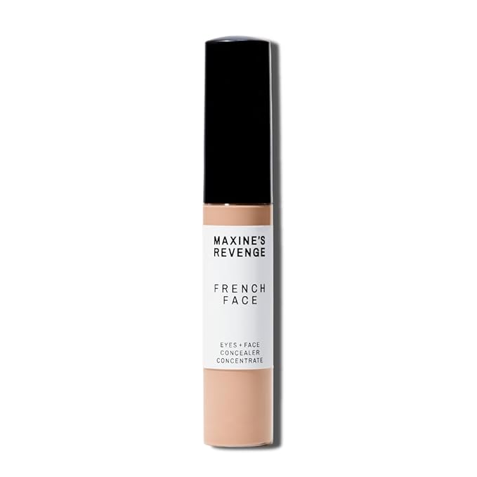 Maxine's Revenge FRENCH FACE CONCEALER | Hydrating & Blurring for Eyes + Face (Light Med Peach)