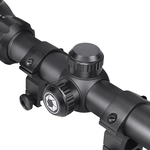 Barska Varmint Rifle Scope with Adjustable Objective for Hunting and Targeting
