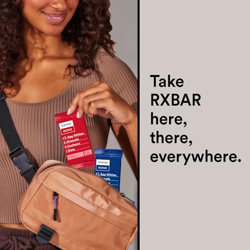 RXBAR Minis Protein Bars, Gluten Free Snacks, Breakfast Snacks, Variety Pack, 7.3oz Box (8 Bars)