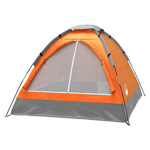 2 Person Camping Tent with Rain Fly and Carrying Bag - Lightweight Outdoor Tent for Backpacking, Hiking, or Beach Use by W...