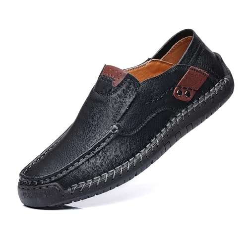 Coramtty Mens Loafers Casual Slip on Shoes Business Moccasins Lightweight Refreshing Classic Slippers Walking Driving Trav...