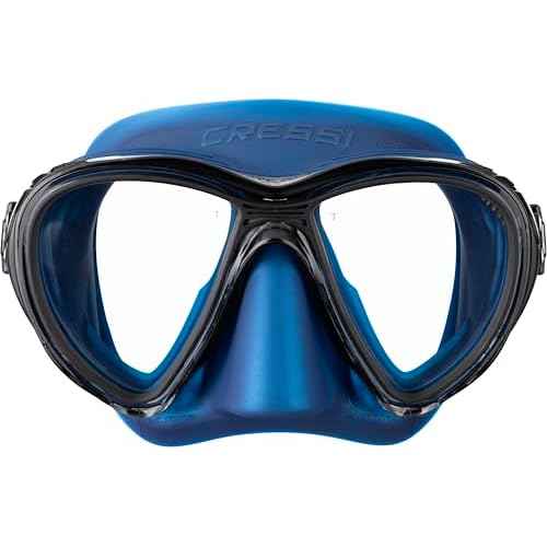 Cressi Adult Dive Mask with Advanced Fog System and Improved Downward Visibility - Quantum: Made in Italy