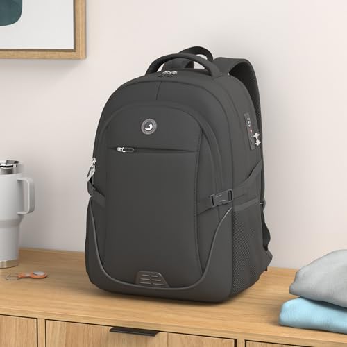 SHRRADOO Anti Theft Laptop Backpack Travel Backpacks with usb Charging Port for Women Men High School College Backpack Com...