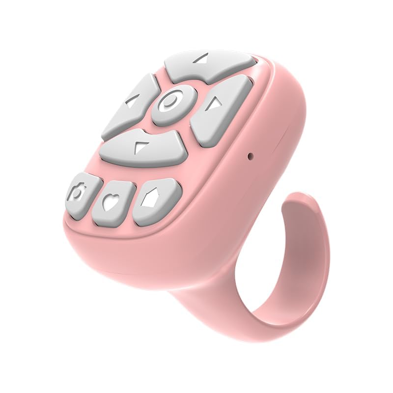 Suinrlik Tiktok Scrolling Ring, Remote Control For Tiktok,Wireless Bluetooth Remote Control Ring For Iphone/Android, Camera For