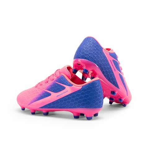 DREAM PAIRS Girls Boys Soccer Cleats Kids Firm Groud Football Toddler Youth Athletic Outdoor Training Shoes for Little/Big...