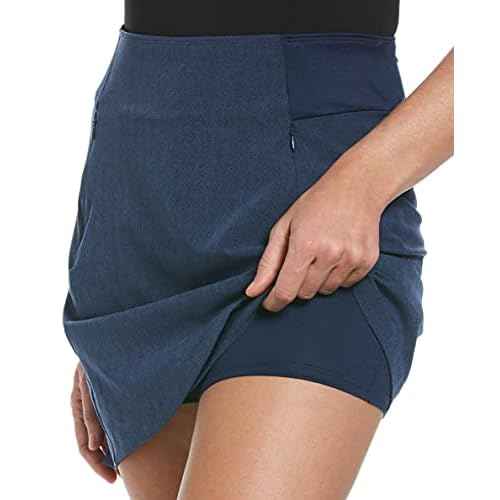 Callaway Womens 17" Skort Heather Perforated W/Front Curved HemSkort