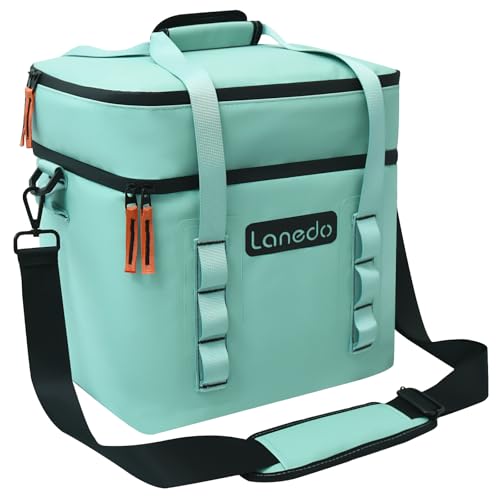 Lanedo Lisa Lunch Soft Cooler 20/36 Can, Insulated Bag Portable Ice Chest Box for Lunch, Beach, Drink, Beverage, Travel, C...