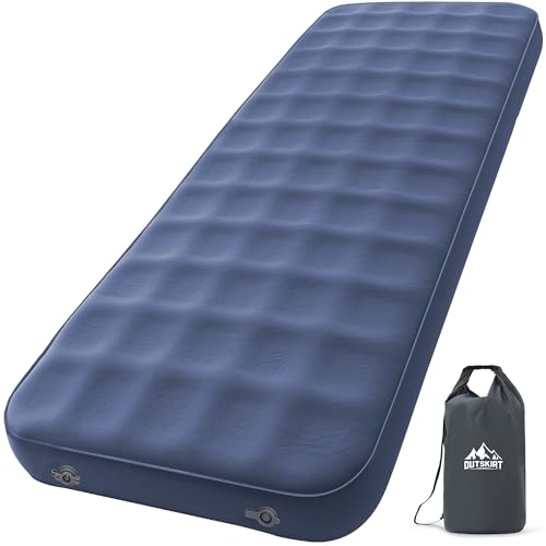 OUTSKIRT Ultralight Self Inflating Sleeping Pad, 4" Thick Camping Mattress with Pump Pack, 9.5 R-Value Insulated Sleeping ...