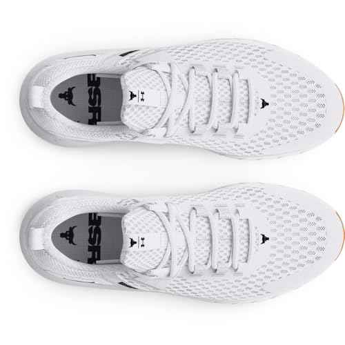 Under Armour Men's Project Rock Blood Sweat Respect 4, (100) White/Distant Gray/Black, 11.5, US