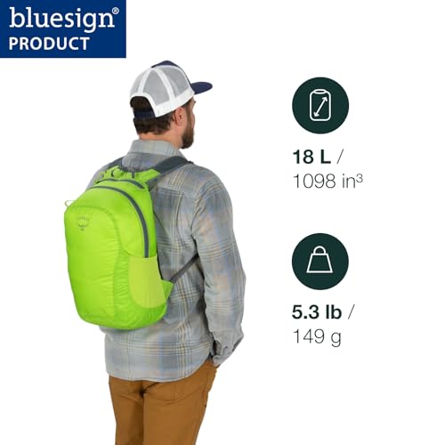 Osprey Ultralight Collapsible Stuff Pack - Lightweight, Packable Travel Backpack — Extra Bag For Travel and Every Day — 18...
