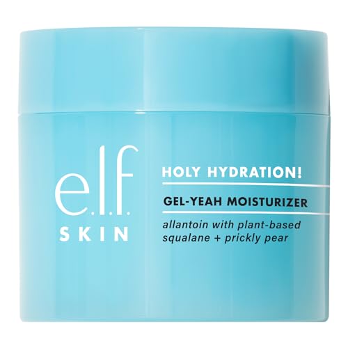 e.l.f. SKIN Holy Hydration! Gel-Yeah Moisturizer, Lightweight Moisturizer For Plump, Hydrated Skin, Infused With Squalane,...