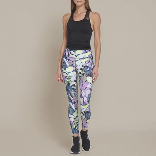 DKNY Women's Tight Printed High Waist Performance Leggings
