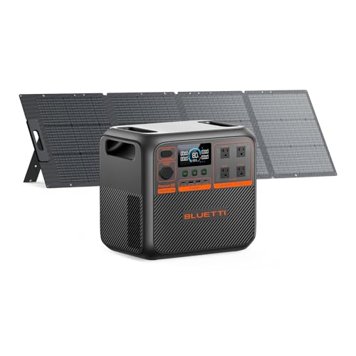 BLUETTI Solar Generator Premium 200 V2 (2025 New) with 200W Solar Panel Included, 2073.6Wh Portable Power Station w/ 2 270...