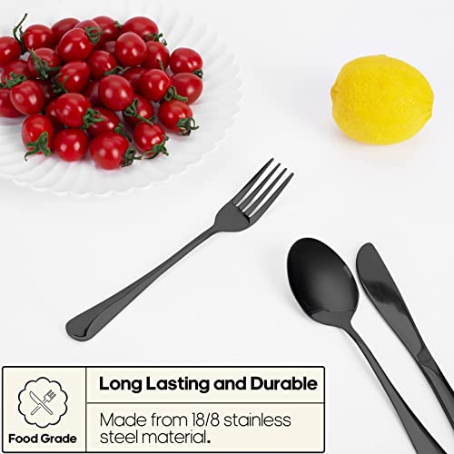 Travel Utensils with Case, Quatish Portable Silverware Set for Work, Stainless Steel Reusable Travel Cutlery Set, Fork and...