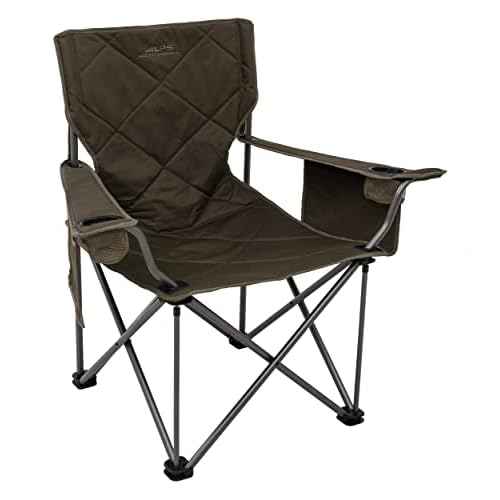 ALPS Mountaineering King Kong Camping Chairs for Adults with Mesh Cup Holders and Pockets, Built Durable and Reliable with Compact Foldable Steel Frame