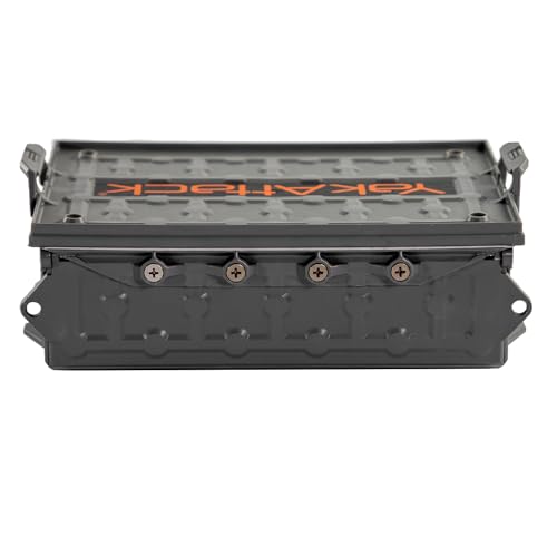 YakAttack TracPak Stackable Storage Box – Battleship Grey | Kayak Fishing Gear Storage | Fits GearTrac & MightyMount | Kay...