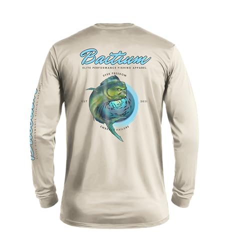 Fishing Shirts for Men, Mens Fishing Shirts Long Sleeve, UPF 50 Quick Dry, Rash Gaurd, Fishing Clothes for Men, Fishing Gear