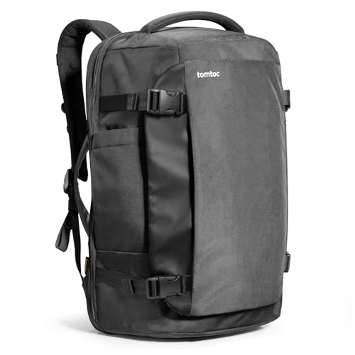 tomtoc Travel Backpack 40L, TSA Friendly Flight Approved Carry-on Luggage Hand Water-resistant Lightweight Business Rucksa...