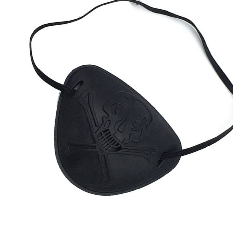 Pirate Cosplay Costume - Women's & Men's Pirate Head Scarf, Hat Accessories - Black Sash Belt & Bandana Headband Waist Belt