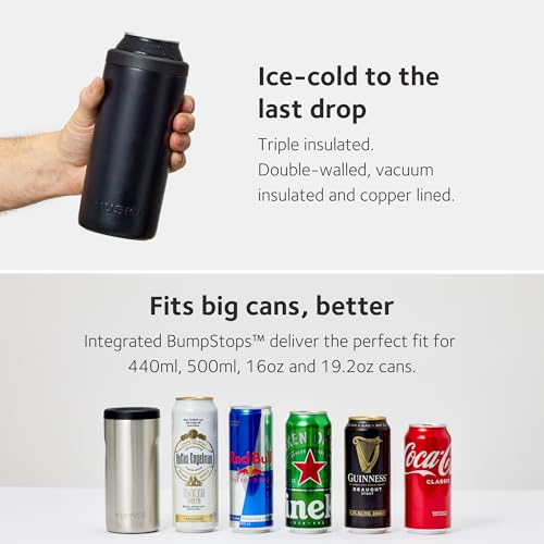 Huski Big Can Cooler | NEW | Premium 16oz & 19.2oz Beer & Energy Drink Cooler with Detachable 3-in-1 Opener | Triple Insul...