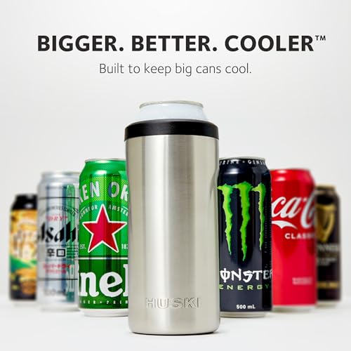 Huski Big Can Cooler | NEW | Premium 16oz & 19.2oz Beer & Energy Drink Cooler with Detachable 3-in-1 Opener | Triple Insul...