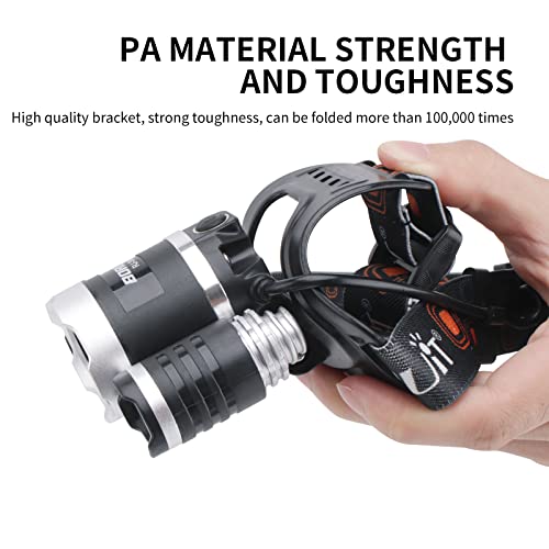BORUIT RJ-3000 LED Green Headlamp,3 Modes White and Green LED Hunting Headlight,Super Bright USB Rechargeable Tactical Hea...
