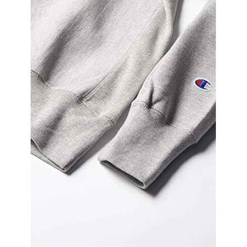 Champion Men's Reverse Weave Crew, Chainstitch Applique