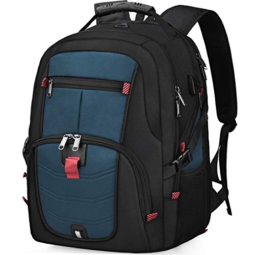NUBILY Laptop Backpack 17 Inch Waterproof Extra Large TSA Travel Backpack Anti Theft College Business Mens Backpacks with ...