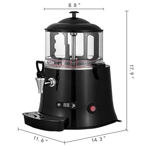 Chocolate Fountain,Commercial 5L Hot Chocolate Dispenser Machine,Electric Chocolate Beverage Making Machine,Adjustment Cho...