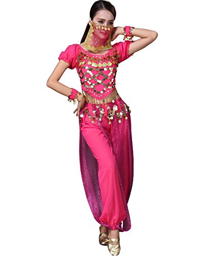 Astage Lady Belly Dancer Costume Halloweem Performance Wear All Sets