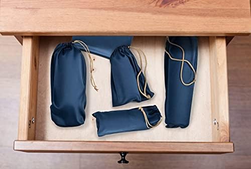 Valante Set of Microfiber Drawstring Storage Bags for Intimate Products (Small)