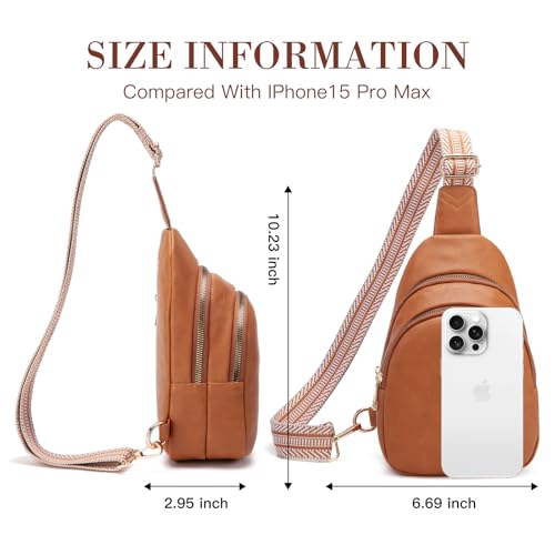 Viverte Crossbody Bags for Women Initial Sling Bag Cross Body Fanny Packs Personalized Gifts for Mom Women Wife