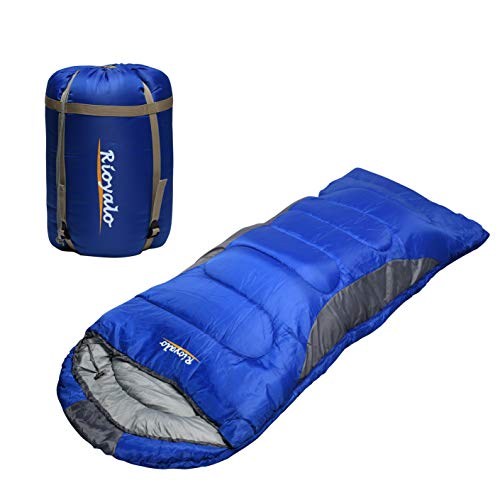 0 Degree Winter Sleeping Bags for Adults Camping (450GSM) - Temp Range (5F–32F) Portable Waterproof Compression Sack- Camp...