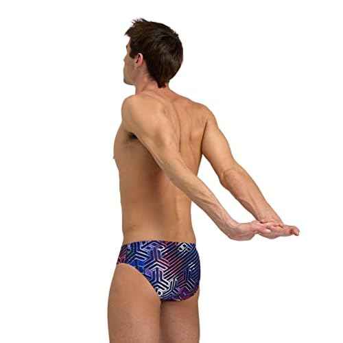 ARENA Performance Men's Kikko Pro Swim Brief Chlorine Resistant MaxLife Athletic Practice Swimsuit