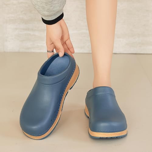 youermei Slip-On Men's Clogs Women's Mules, Lightweight Work Sandals with Removable EVA Footbed, Arch Support, Non Slip Cl...
